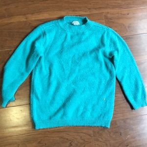 blue wool sweater
